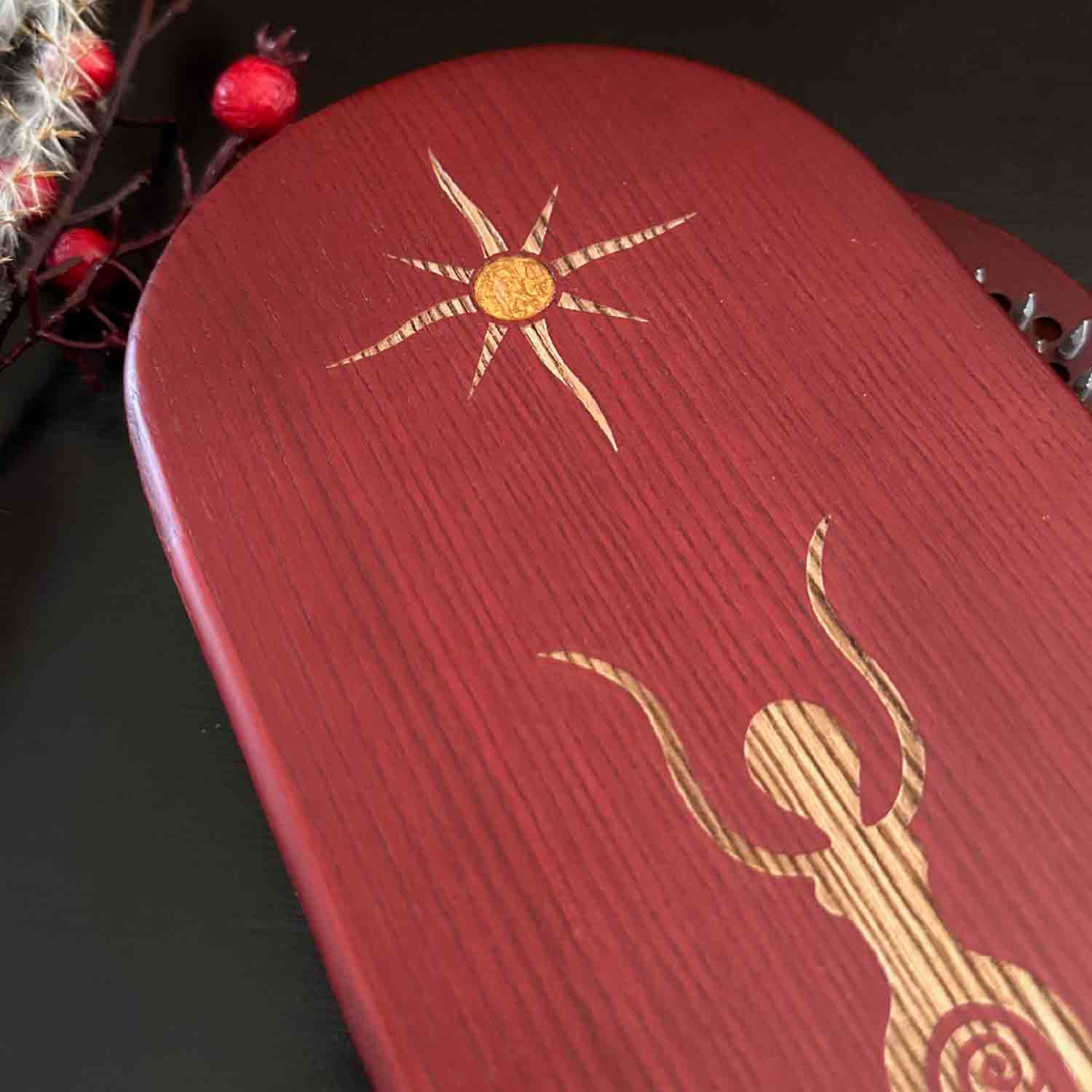 Sadhu board nails with engraving spiral goddess