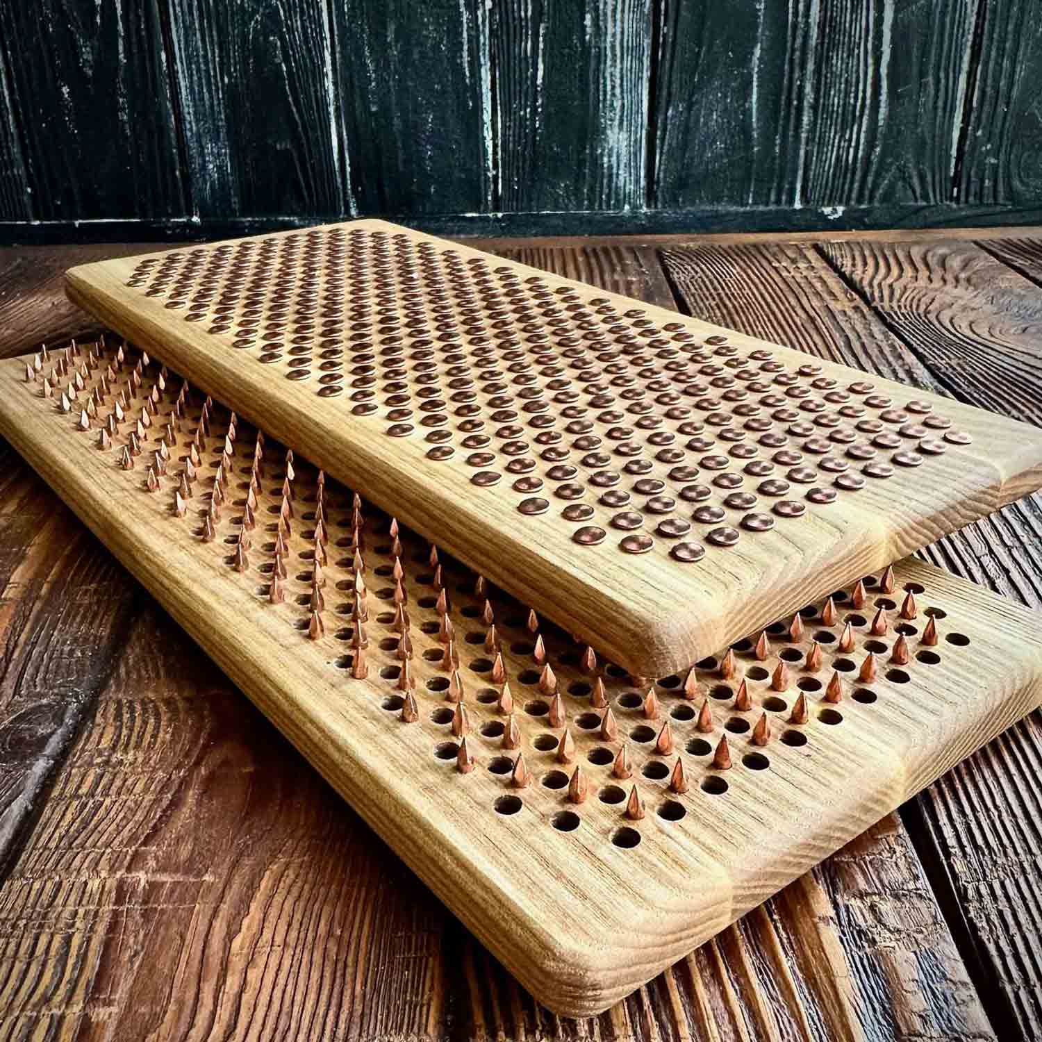 copper nails sadhu board from ash in natural color