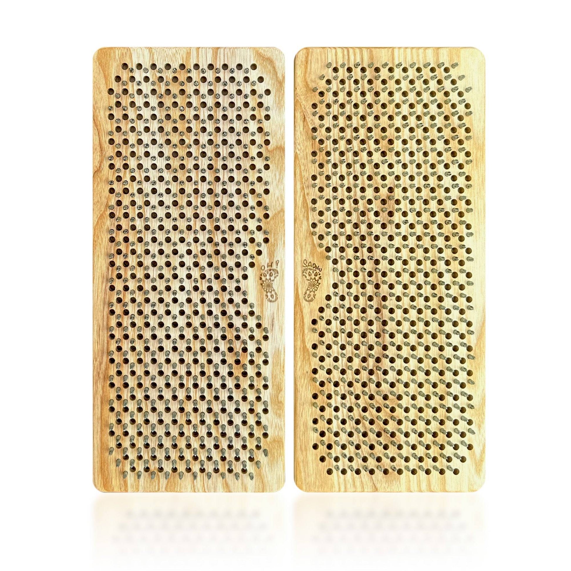 wooden sadhu board with nails for standing