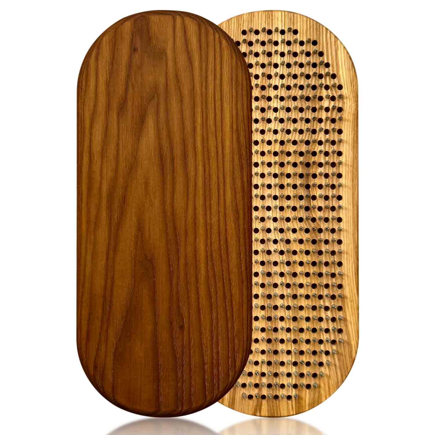 Wooden sadhu board for beginners on a white background