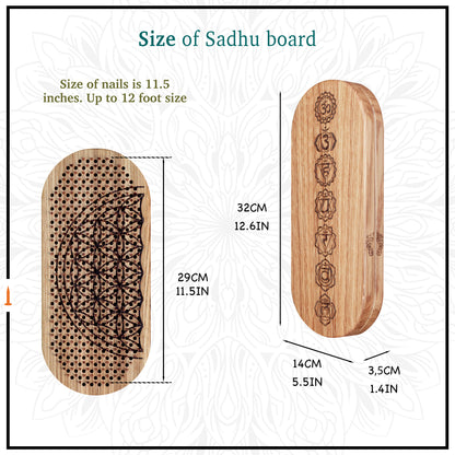 Sizes of sadhu board with copper nails oh! sadhu