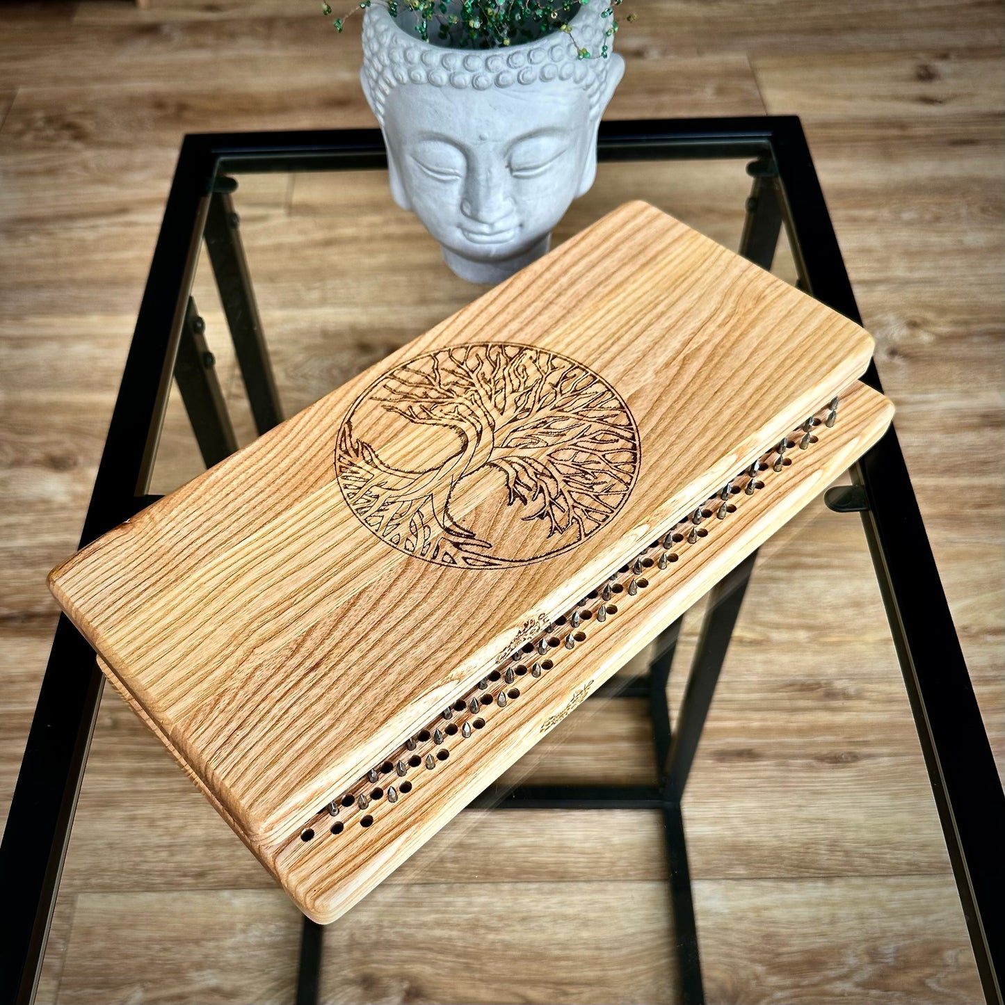 wood sadhu board with nails