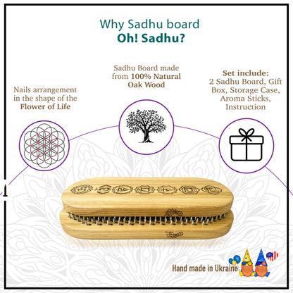 Oak Sadhu boards with nails. Features of brand Oh! Sadhu