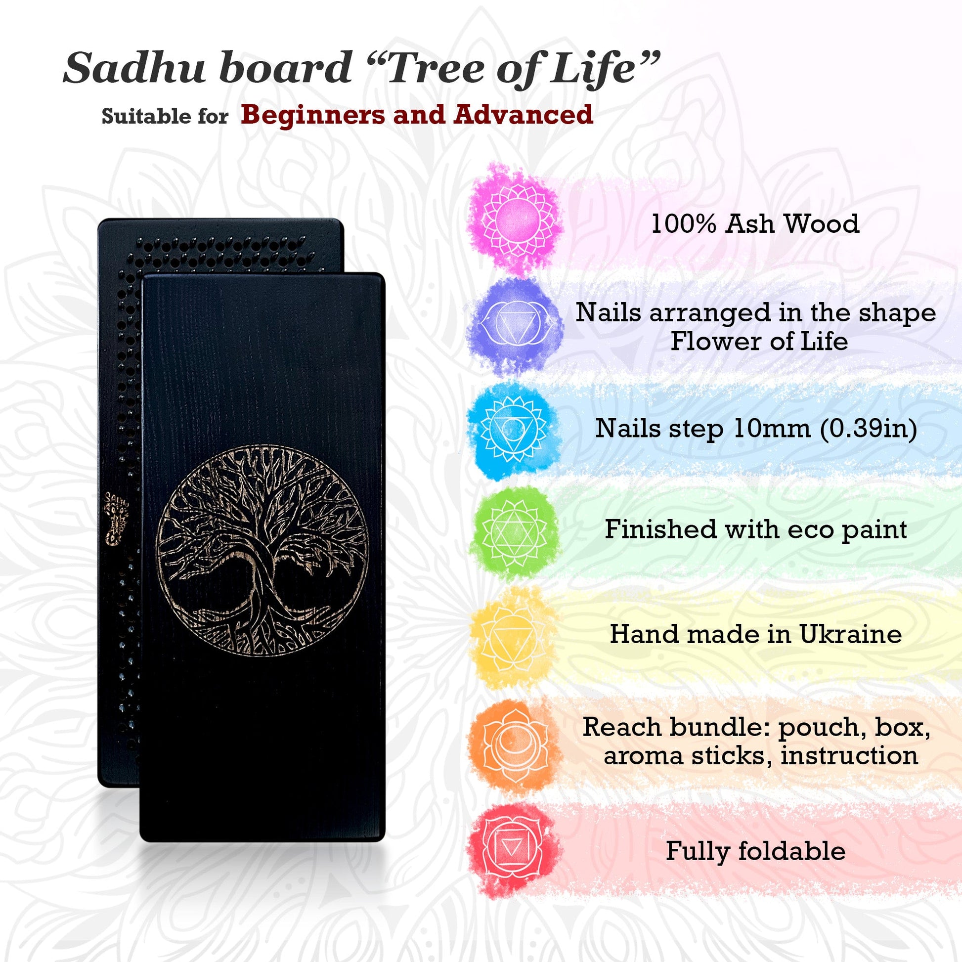 benefits of Oh! Sadhu board Tree of Life, chakras
