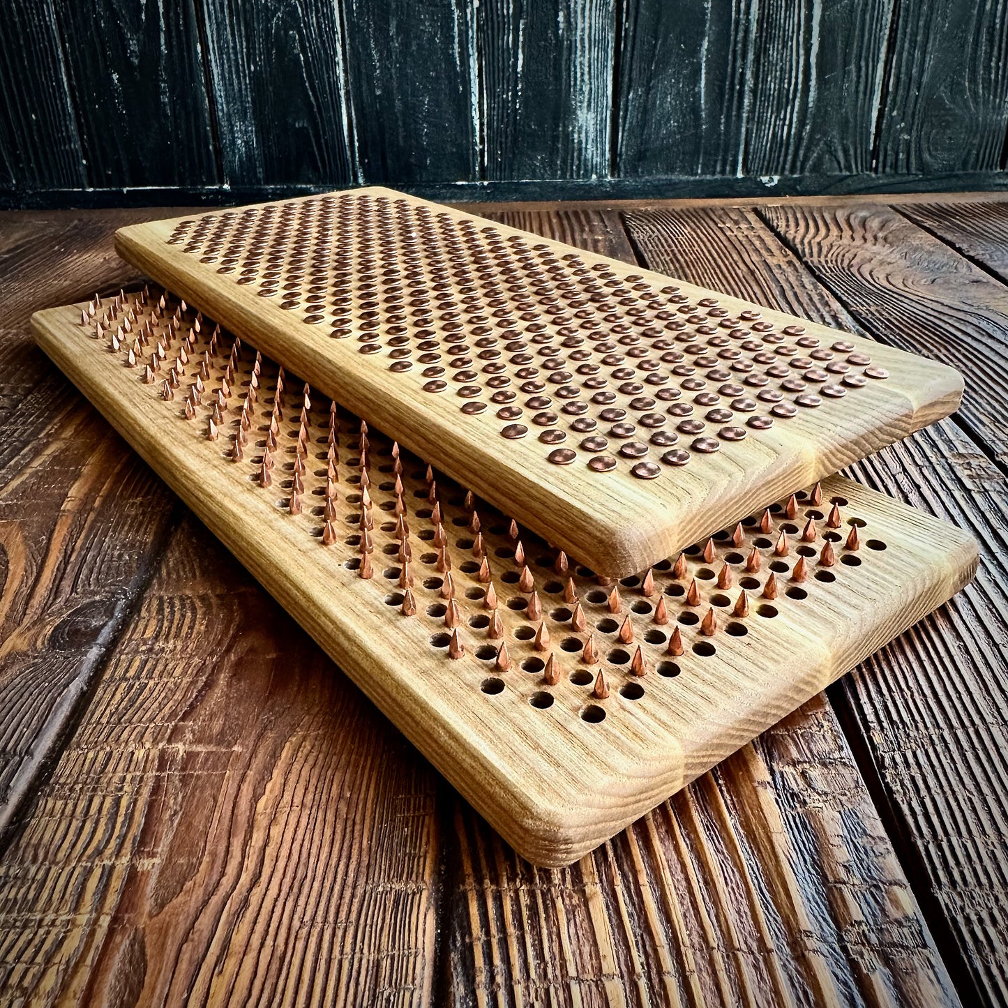 copper nails sadhu board ade from ash