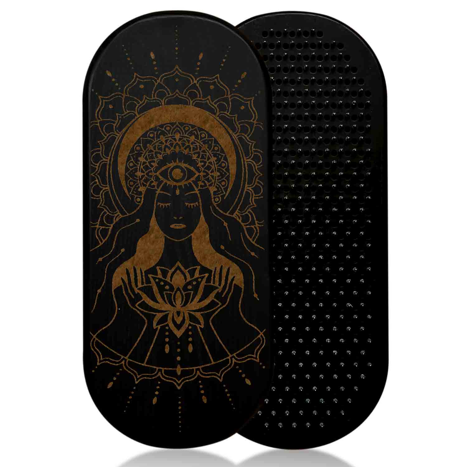 sadhu board in black color with goddess design