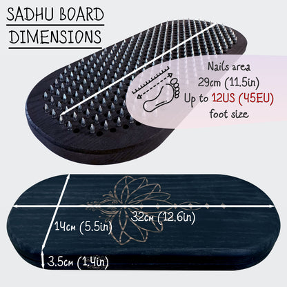 sizes of sadhu board nails. suitable for 12us foot size