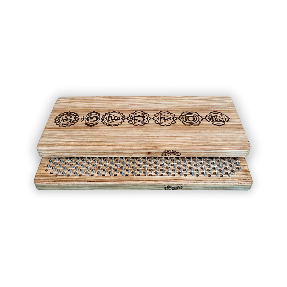 Wooden sadhu board with nails 