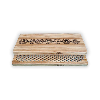 Wooden sadhu board with nails 
